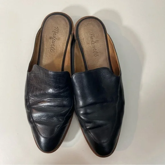 Madewell Black Leather Frances Mule - Picture 3 of 11